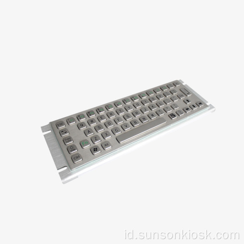 Keyboard Logam Braille dan Bola Trek